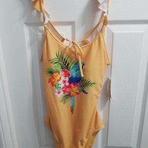 GB yellow swimsuit